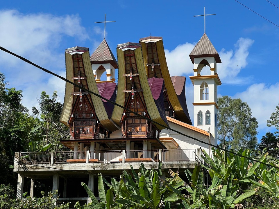 Indonesien - North Toraja Regency - Wunderschöne Kirchen.