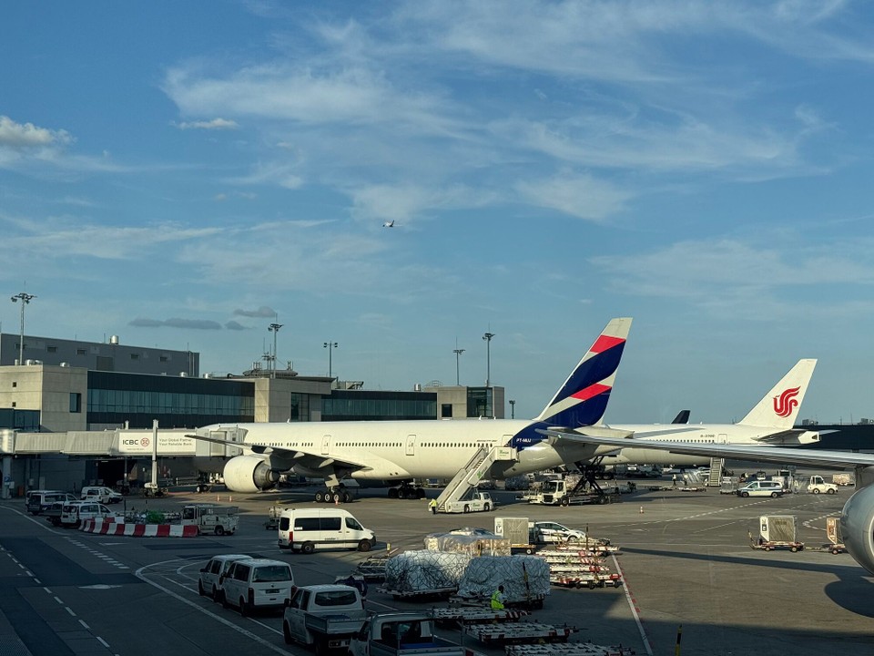 Deutschland - Berlin - Unser Flieger von Latam Air