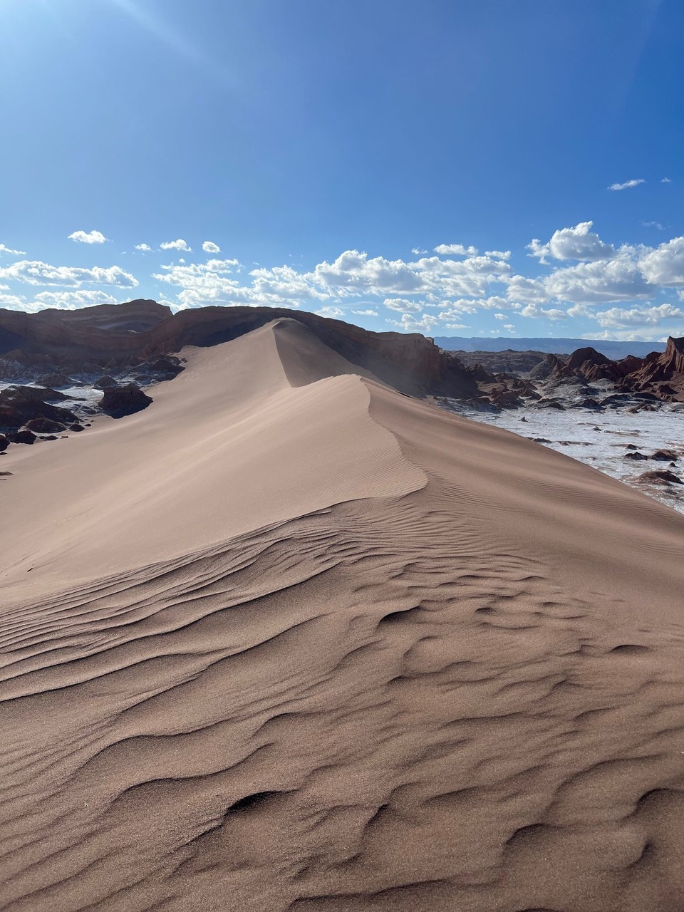 Chile - San Pedro de Atacama - To walk along the top and meet someone at the other end with Turkish delight