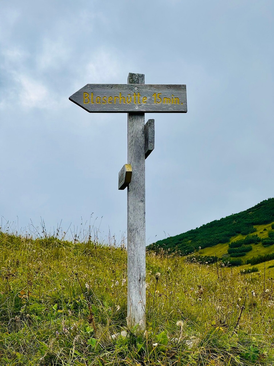Österreich - Mühlbachl - So… und jetzt nur noch ein „paar Meter“ bis zur Blaserhütte. 