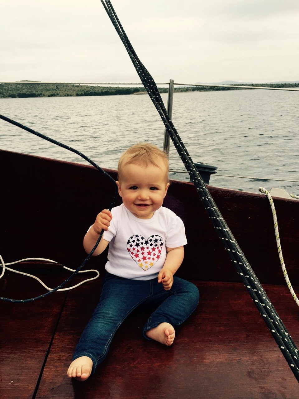 Kroatien - Žman - 8 Uhr morgens - Alma ist bereit für die EM