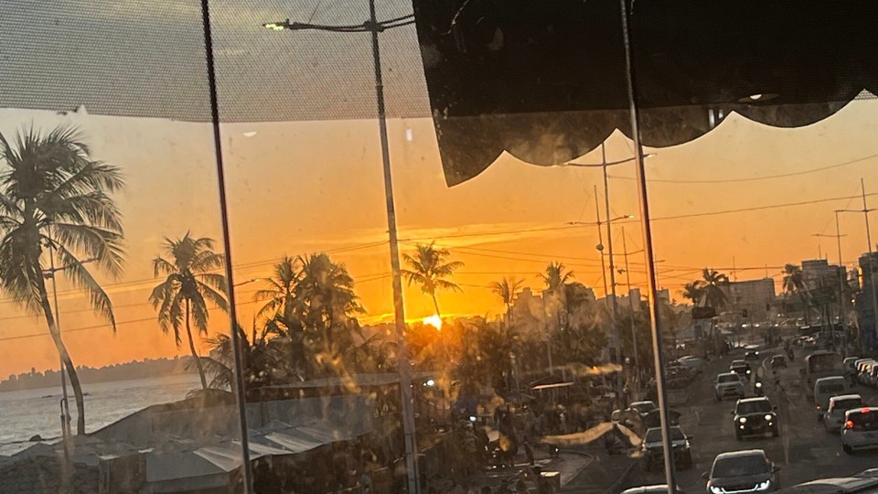 Brasilien - Salvador - Sonnenuntergang vom Restaurant aus