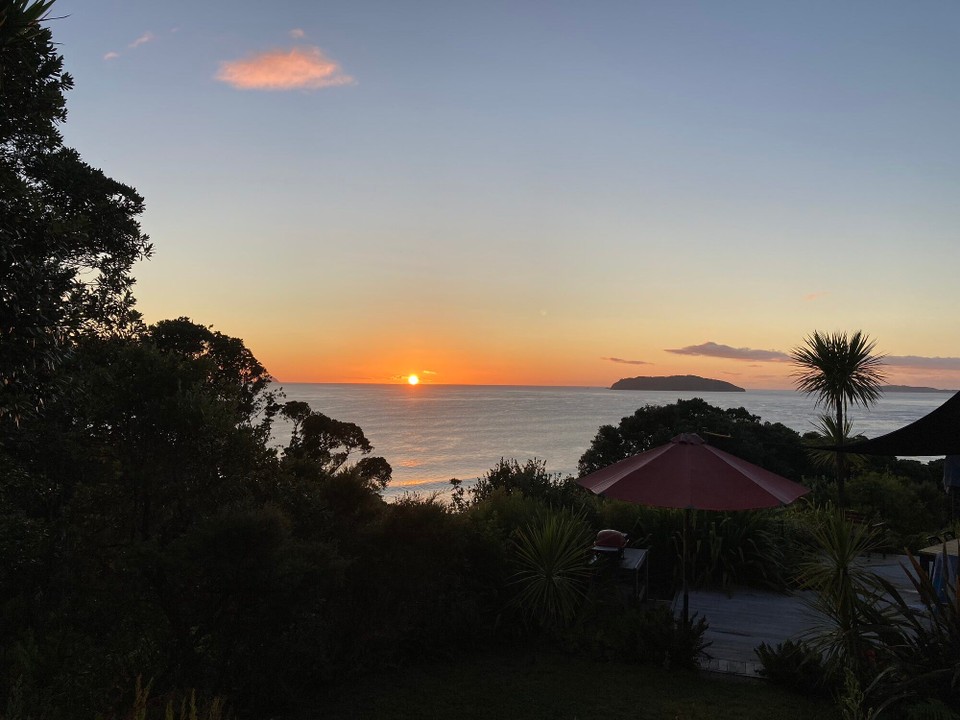 Neuseeland - Whitianga - Noch ein wundervoller Sonnenaufgang am nächsten Morgen 🤩