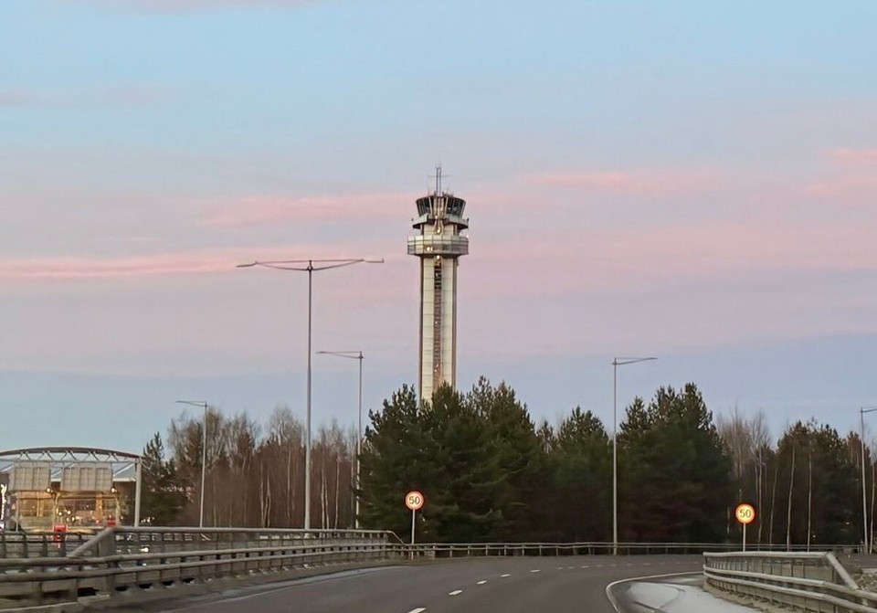 Norwegen - Gardermoen - Flughafen in Sicht