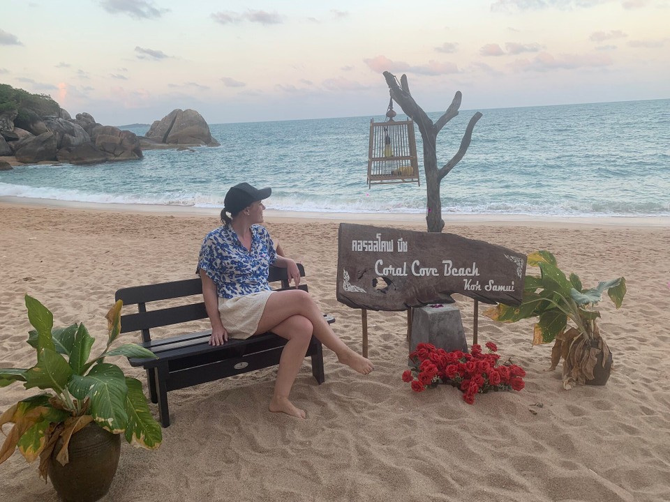 Thailand - Koh Samui - Der Coral Cove Beach (Korallenbucht) war entspannend und abgeschieden. 