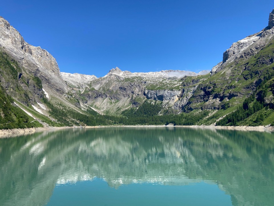 Schweiz - Anzère - Stausee Lac de Tseuzier