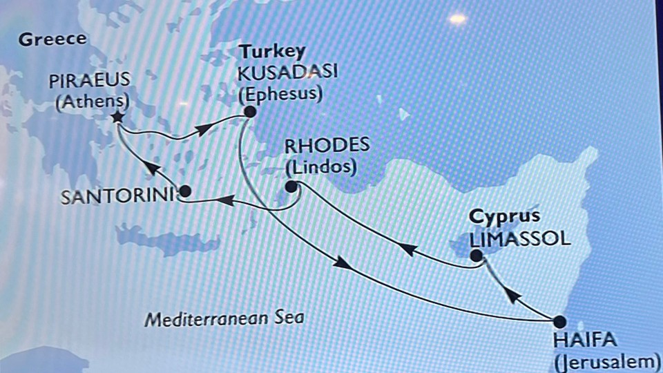 Türkei - Kusadasi - Route