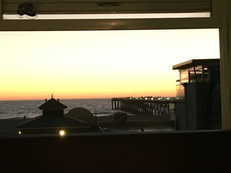  - Verenigde Staten, Hermosa Beach, 30 Pier Ave - Uitzicht vanuit hostel