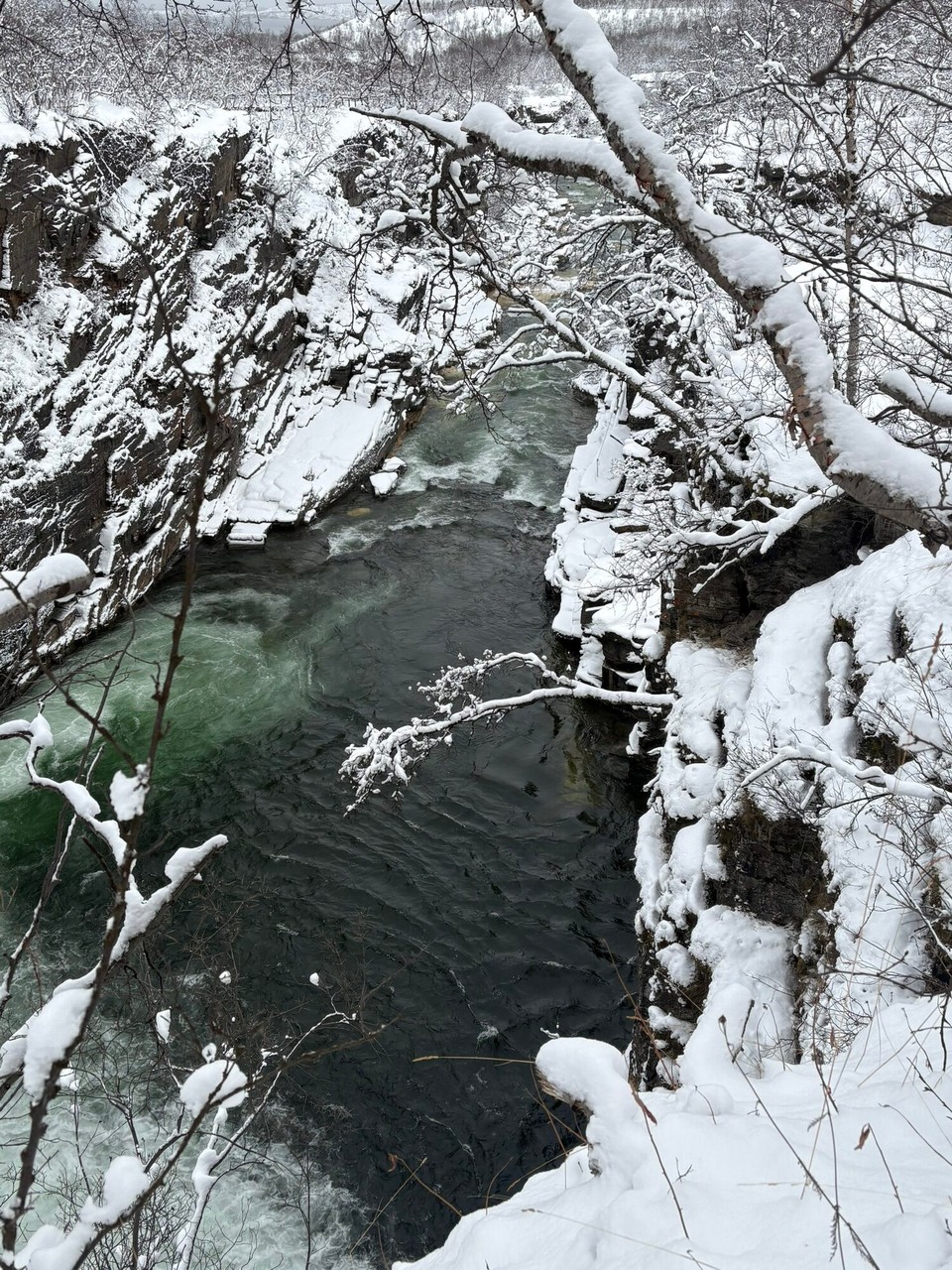 Schweden - Abisko - Abiskojakka Fluss 