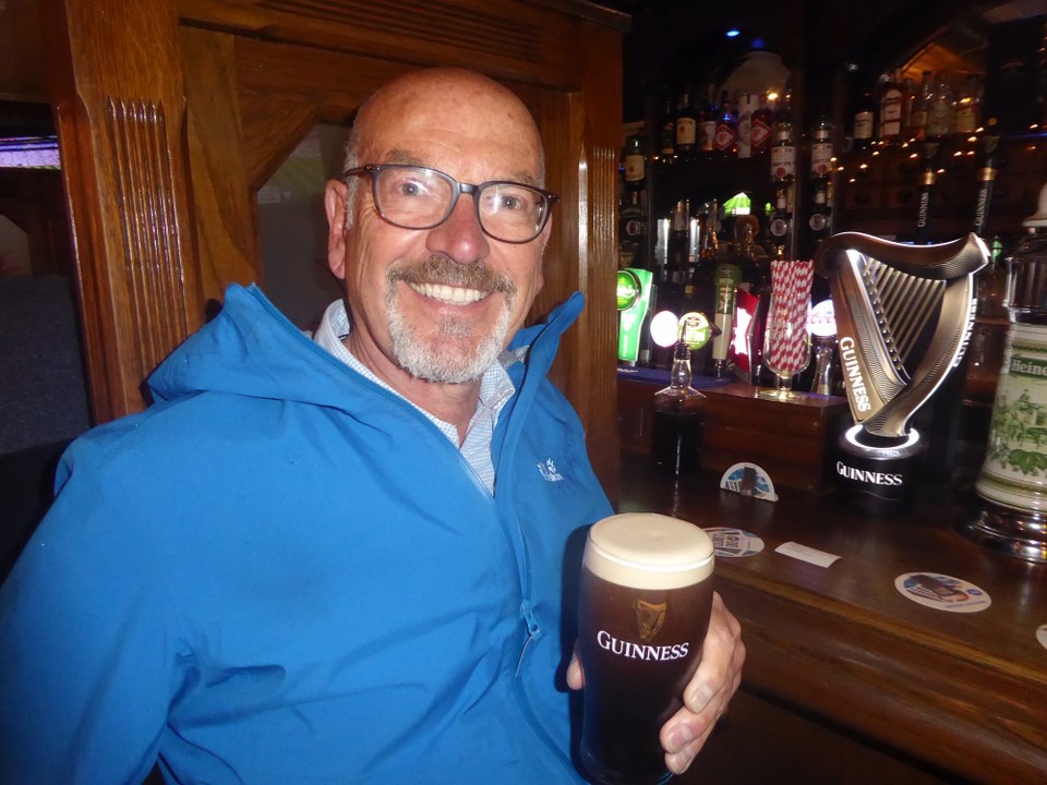 Ireland - Cork - Couldn’t be in Cork without having a Guinness (in Canty’s), and then next door to Orso Kitchen and Bar. We had delicious Lebanese / Moroccan dishes - fish for Kevin, and vegetarian for me.