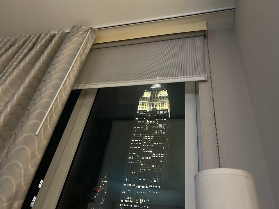 Vereinigte Staaten - New York - Blick vom Bett aus