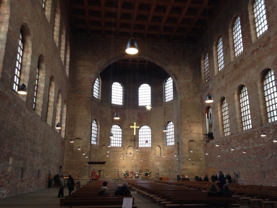Deutschland - Trier - Konstantinbasilika - Evangelische Church. Once Roman Assemblyhall.