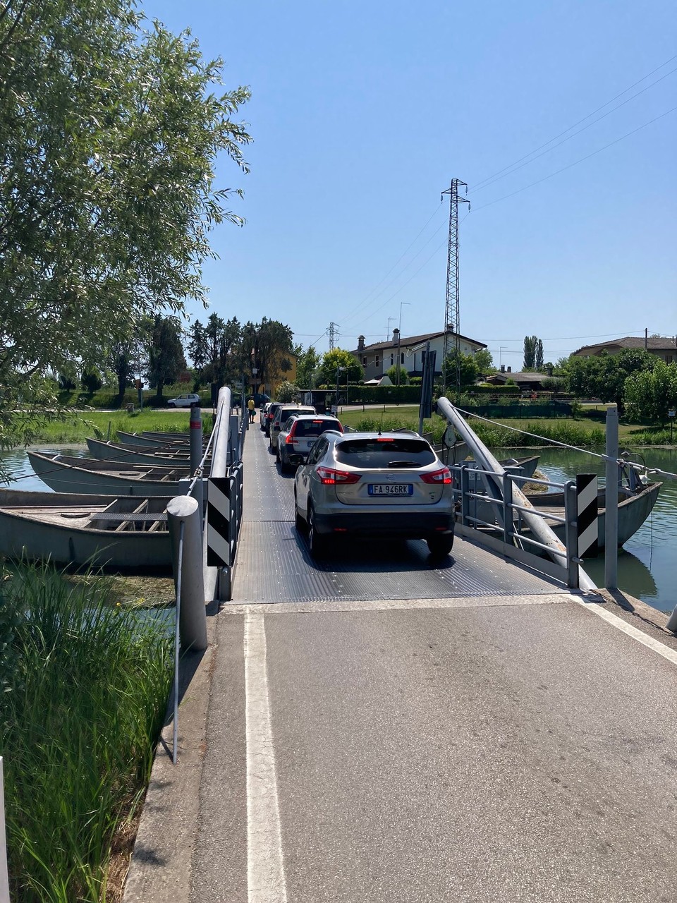 Italien - Jesolo - Pontonbrücke 