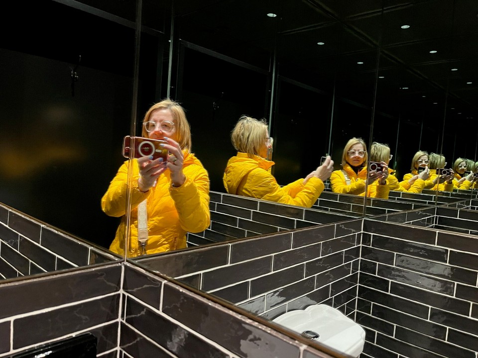 Belgien - Middelkerke - Kaum zu glauben, aber das Bild entstand auf der Toilette in Newport bei unserem Ausflug am nächsten Tag ;-)