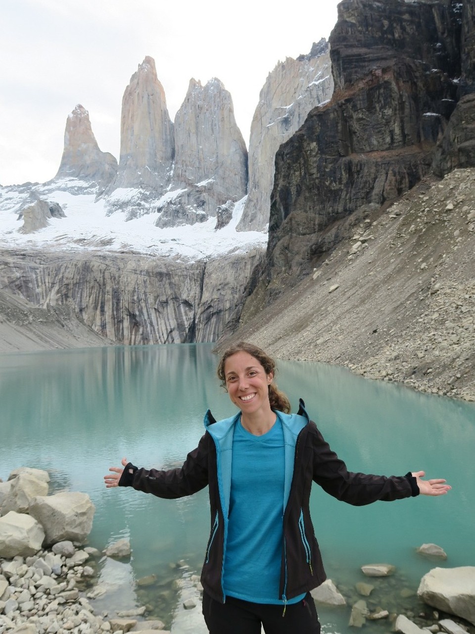 Chile - Torres del Paine National Park - Sous les torres enfin!!