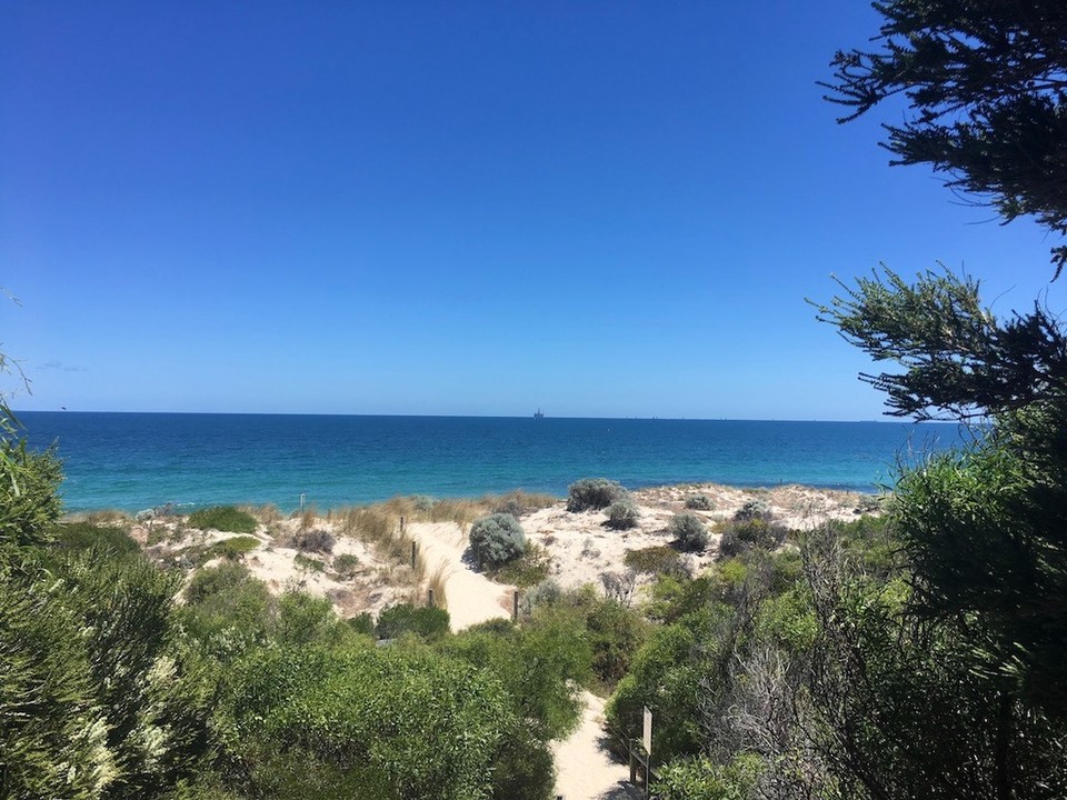 Australien - Perth - Aussicht über die Dünen
