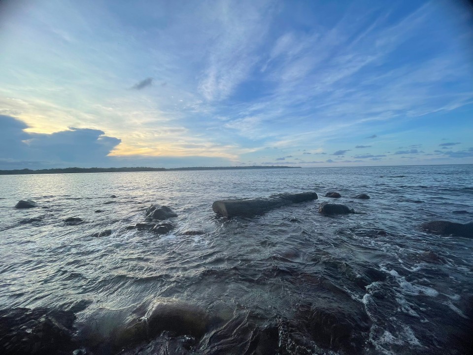 Panama -  - … und am Abend der Sonnenuntergang am Strand genossen 🌅 