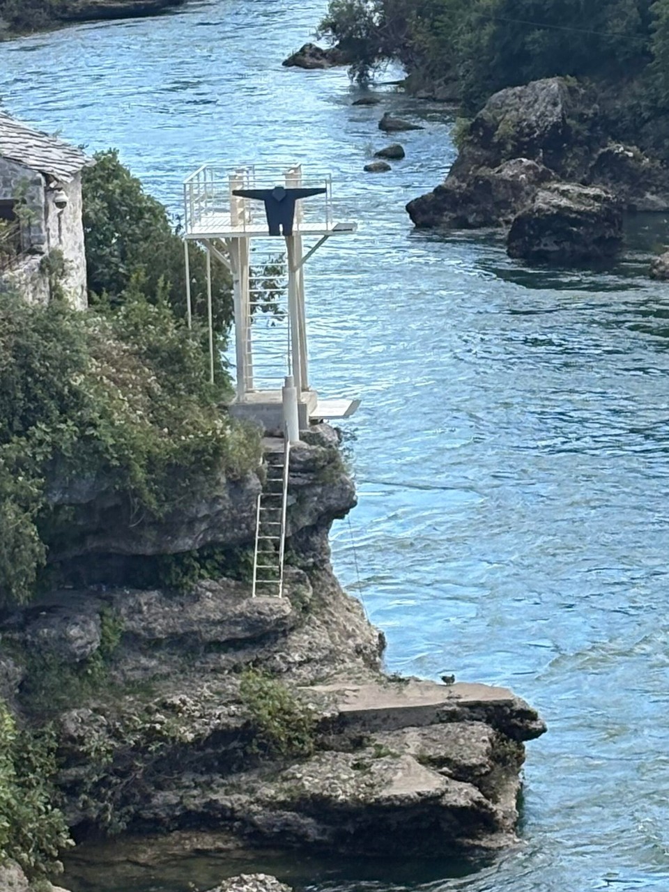 Bosnien und Herzegowina - Konjic - Übungsturm der Brückenspringer