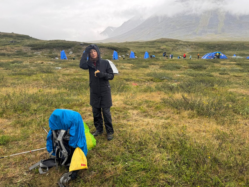 Schweden - Kiruna - Guten Morgen im Regen 