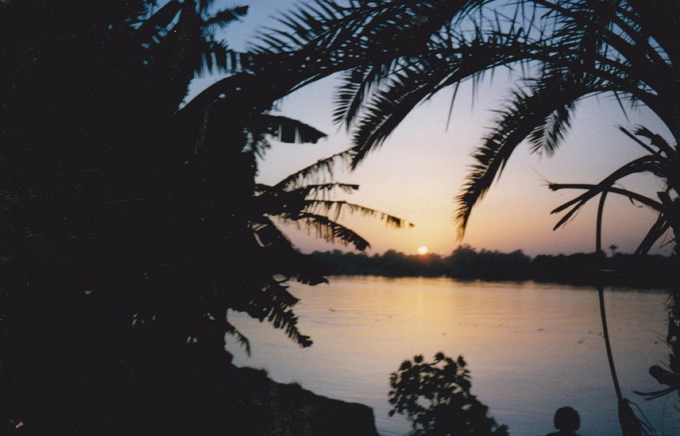 Ägypten - Bananas Island - Sonnenuntergang am Nil