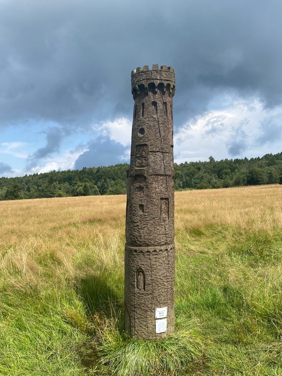 Deutschland - Rosenthal-Bielatal - Der Schneebergturm in Minivariante.