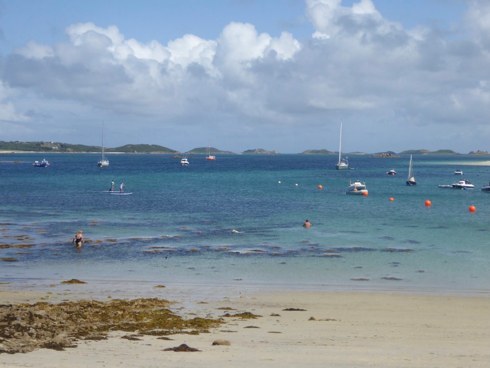 United Kingdom - Isles Of Scilly - It was much busier than when we picked up a mooring buoy when we first arrived.