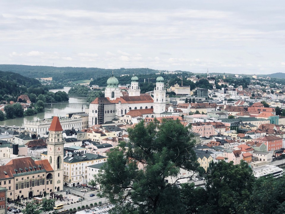 Deutschland - Ruderting - Blick auf Passau