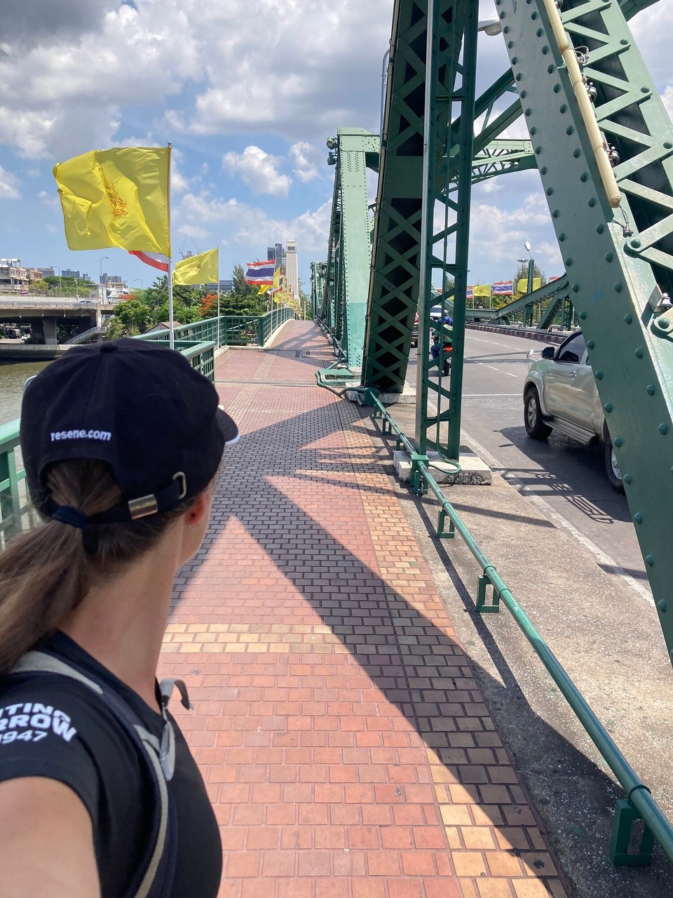 Thailand - Bangkok - Phra Phutthyayotfa Brücke - ursprünglich mal aufklappbar für größere Schiffe 