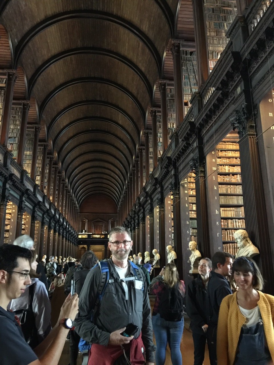  - Ireland, Dublin - Trinity College Treasury, The Long Room, housing 200,000 of the Library's oldest books. 