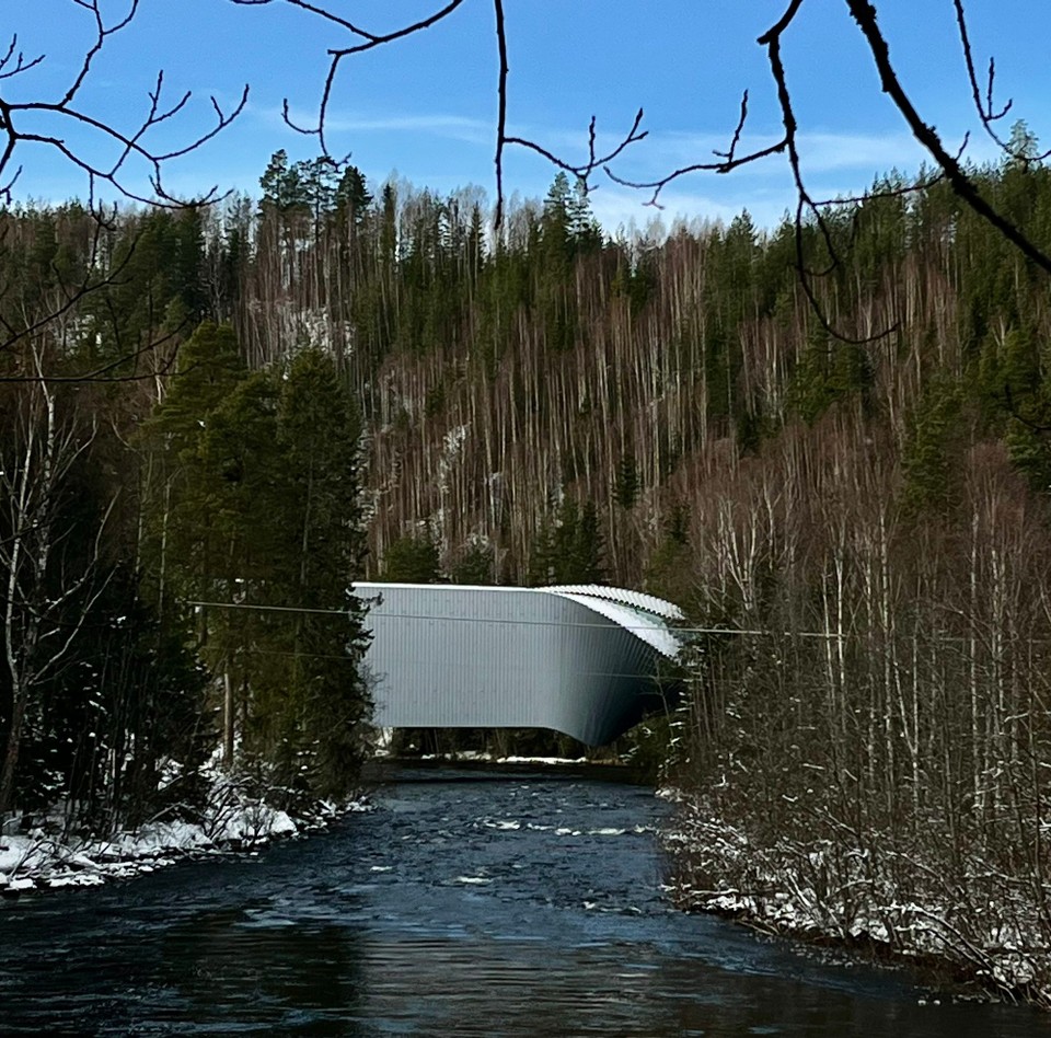 Norwegen - Jevnaker - ‚The twist‘. Im Winter geschlossen. 