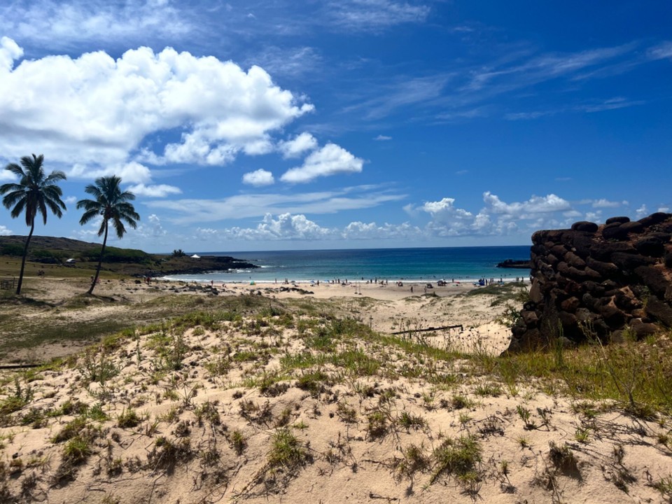 Chile - Easter Island - Anakena beach