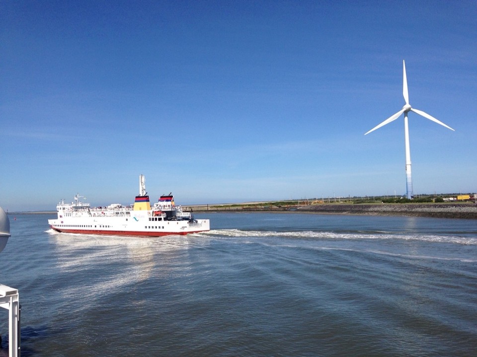 Niederlande - Eemshaven - Our ferry