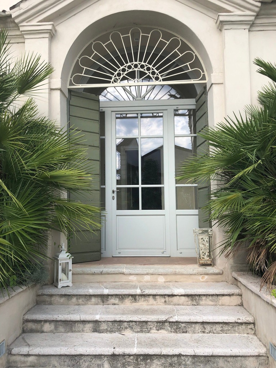 Italien - Montichiari - Unser Hoteleingang Palazzo Novello