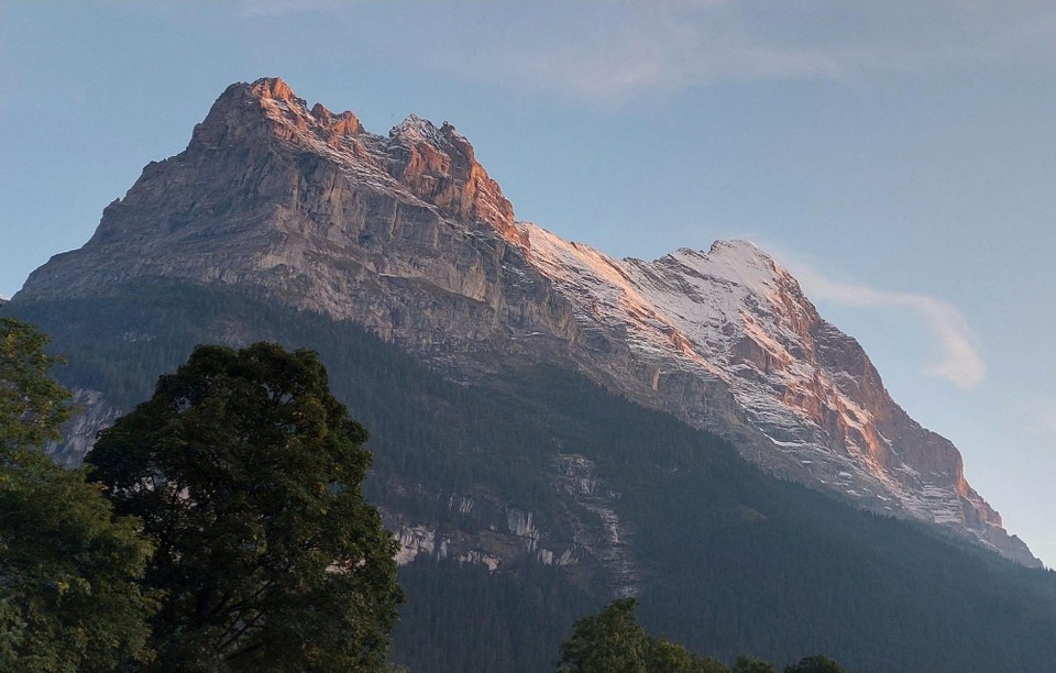 Schweiz - Grindelwald - Eiger und Jungfrau am Abend