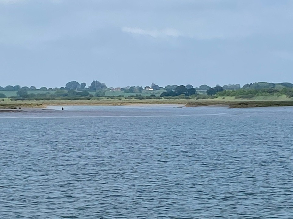 United Kingdom - Walton On The Naze - We then continued further into the Backwaters to find a quiet spot to anchor.