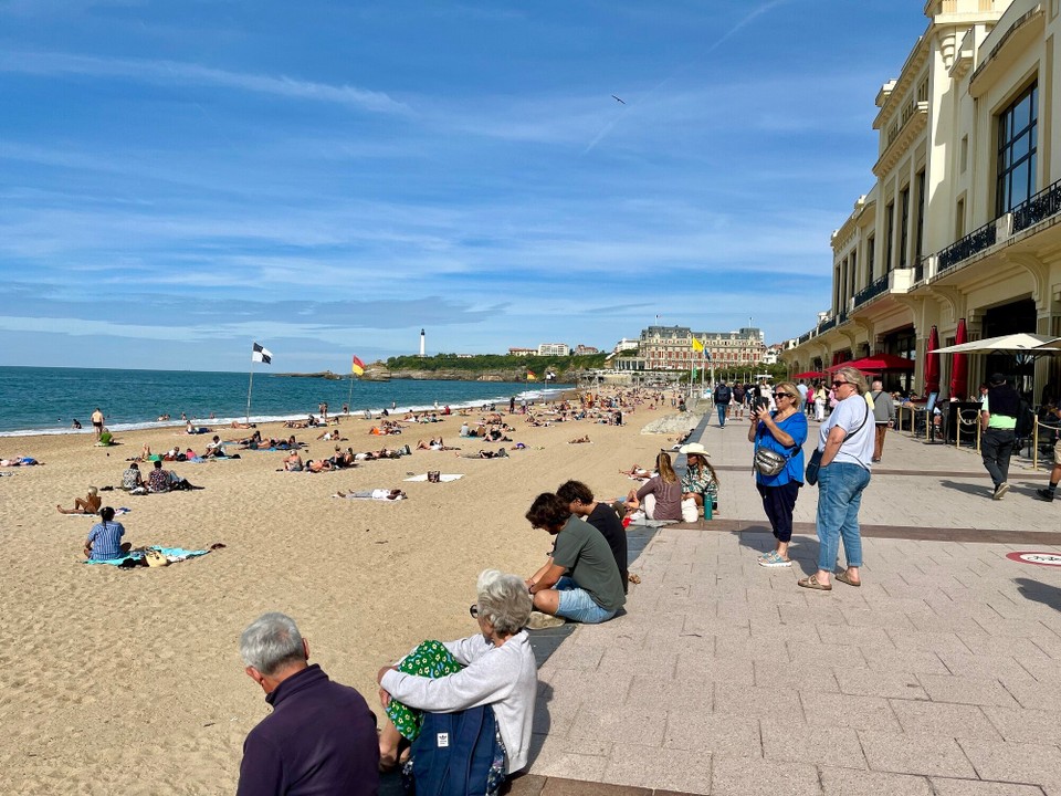 Frankreich - Biarritz - Grand plage