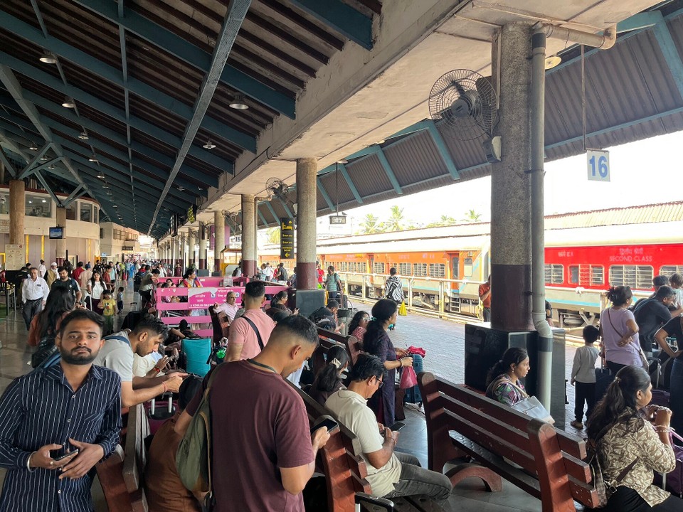 Indien - Margao - Bahnhof