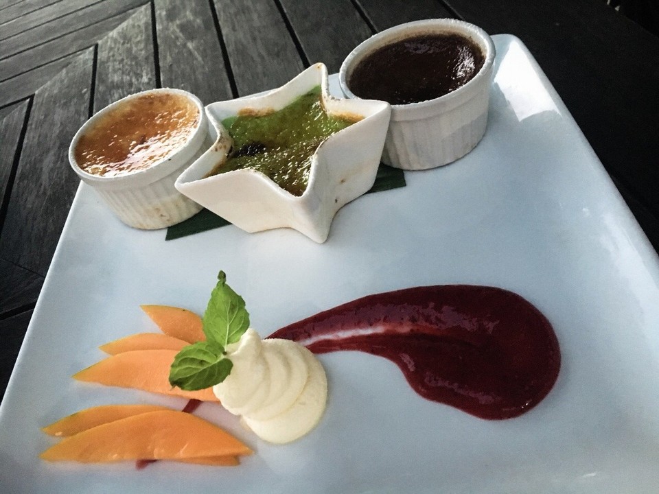 Cookinseln -  - Dreierlei Cremé Brûlée 