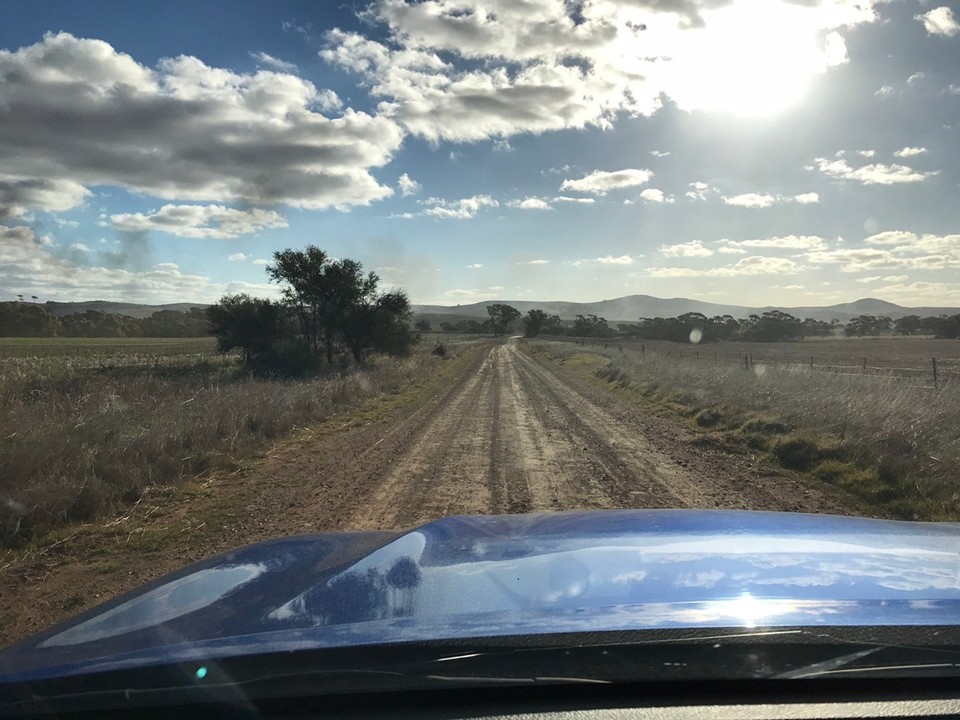 Australia - Orroroo - Only 20kms of this.. the never ending dirt track !