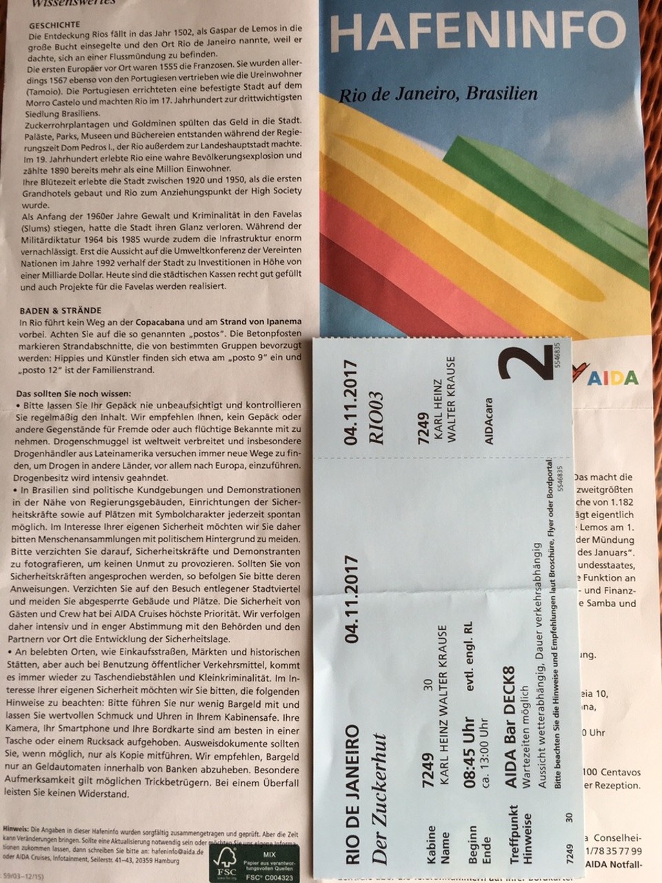 Brasilien - Rio de Janeiro - Tour u. Info für Rio