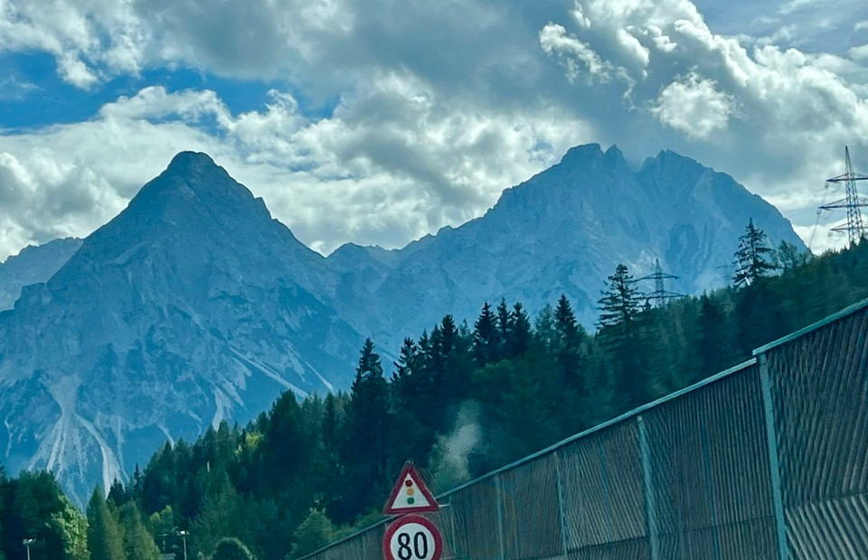Italien - Bozen - An der Zugspitze vorbei