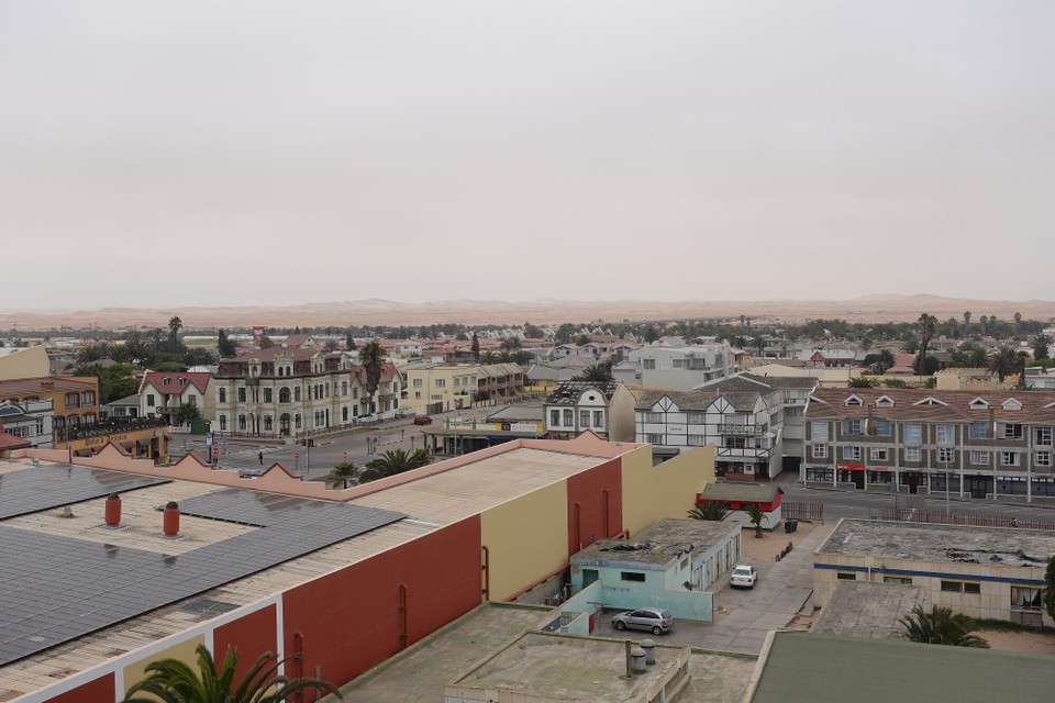 Namibia - Swakopmund - vue Richtung Wüst