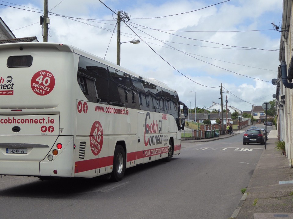 Ireland - Cobh - We caught the bus from the ferry terminal into town.