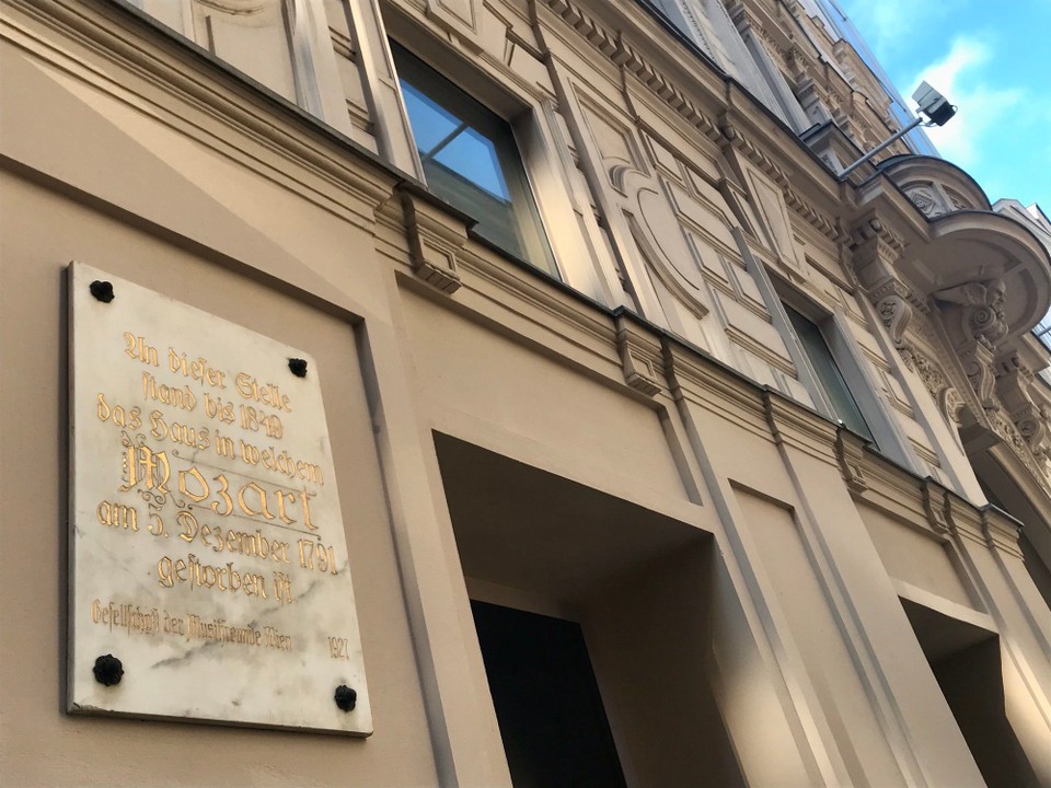 Österreich - Wien - Hier starb Mozart...