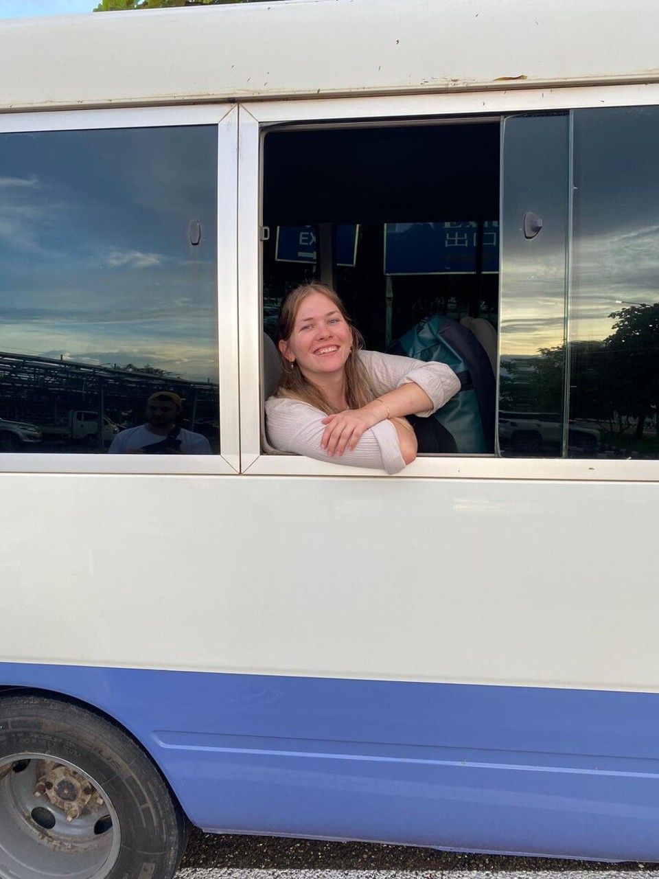 Laos - Vientiane - Der Reisebus - unser treuer Begleiter 