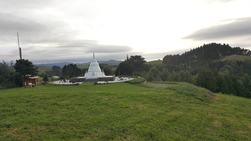 Neuseeland - Coromandel - Die Stupa im Kloster.
