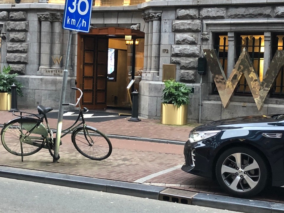 Netherlands - Amsterdam - Found my old cycle near W hotel in Amsterdam 