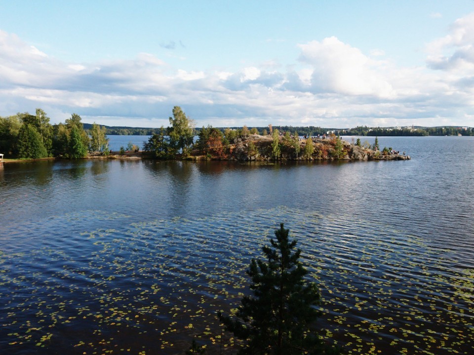 Finnland - Tampere - Die Halbinsel zu der wir "gewandert" sind