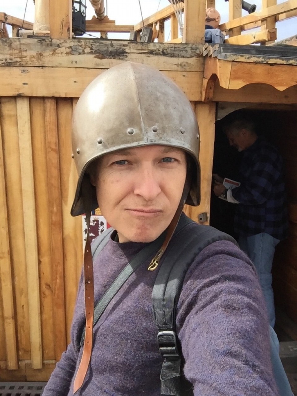 Chile - Punta Arenas & Porvenir - One of Magallan's infamous soldiers