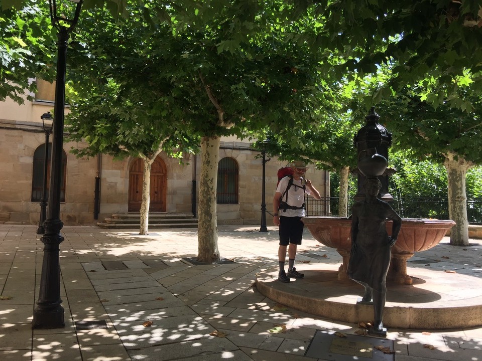 Spain - Navarrete - Pilgrim Drinking Fountain. Navarrete. 